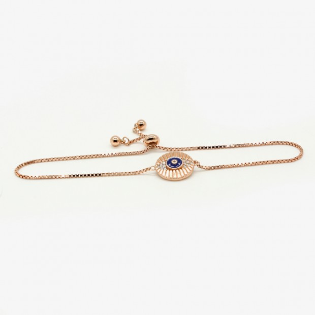 Evil Eye Rosegold Bracelet