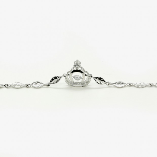 Crown Dancing Stone Bracelet