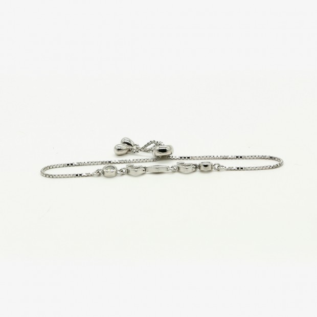 Heart Solitaire Bracelet