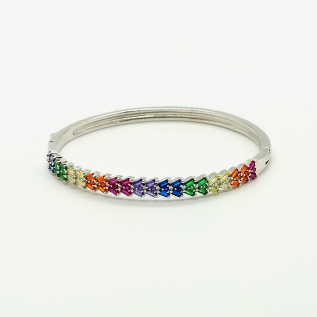 Rainbow Zircon Bracelet