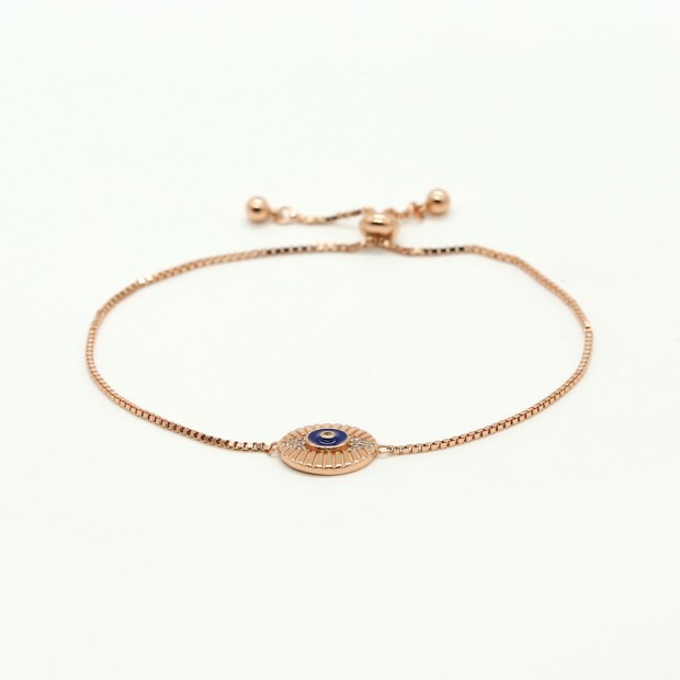 Evil Eye Rosegold Bracelet