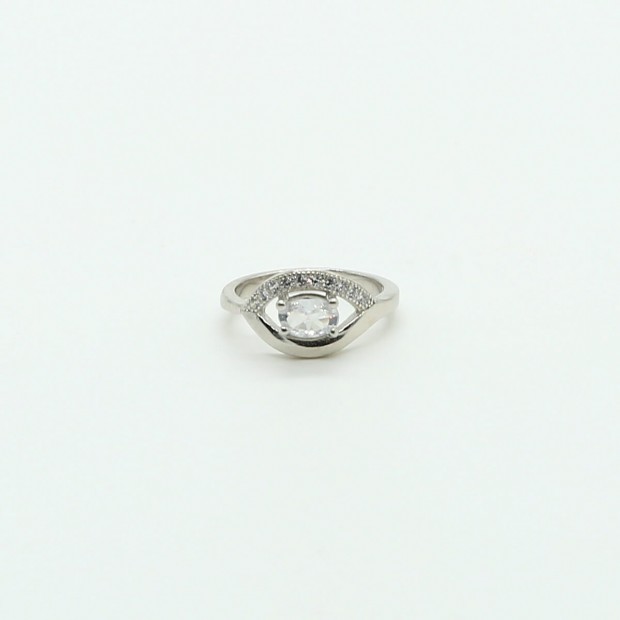 Eye Solitaire Ring