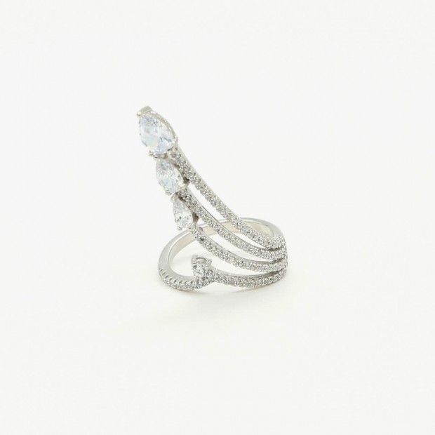 Imani White Ring