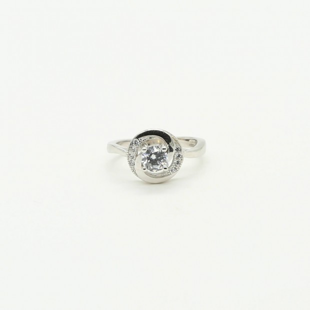 Single Solitaire Micro Ring