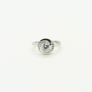 Single Solitaire Micro Ring