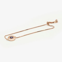 Evil Eye Rosegold Bracelet