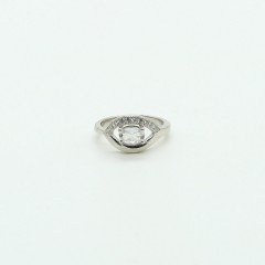 Eye Solitaire Ring